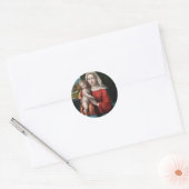Sticker Rond Madonna et son enfant (Enveloppe)