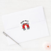 Sticker Rond Mag-nut Blague Aimant Jeu de mots (Enveloppe)