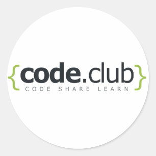 Sticker Rond Magasin Code Club