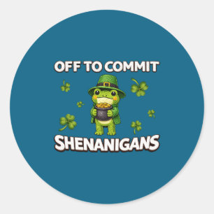 Sticker Rond Mage Grenouille de Shenanigans de Validation