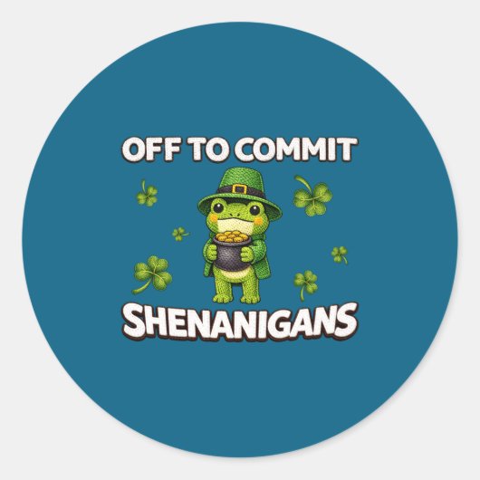Sticker Rond Mage Grenouille de Shenanigans de Validation (Devant)
