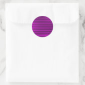 Sticker Rond Magenta violet brossé (Sac)