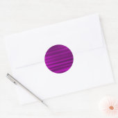 Sticker Rond Magenta violet brossé (Enveloppe)