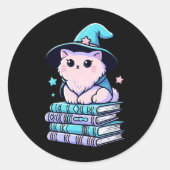 Sticker Rond Magic Kitty Sorcerer (Devant)