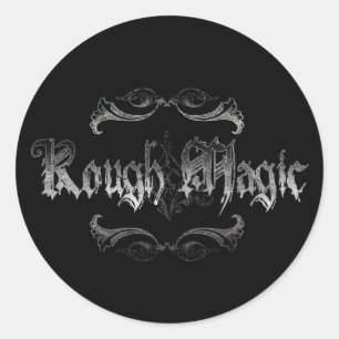 Sticker Rond Magie brute