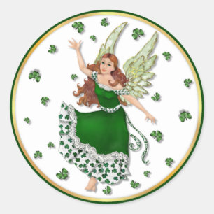 Sticker Rond Magie irlandaise