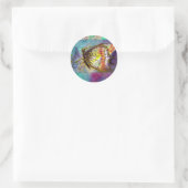 STICKER ROND MAGIQUE BUTTERFLY (Sac)