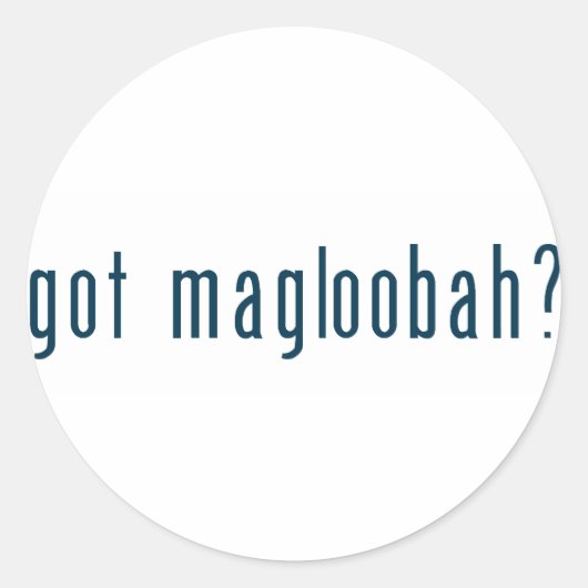Sticker Rond magloobah (Devant)