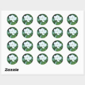 Sticker Rond Magnificant Magnolia (Feuille)