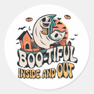 Sticker Rond Magnifique à l'intérieur et à l'extérieur