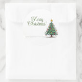 Sticker Rond Magnifique collants de Noël joyeux (Sac)