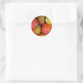 Sticker Rond Magnifique mangue (Sac)