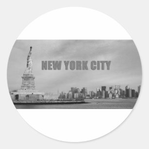 Sticker Rond Magnifique New York City