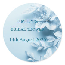 Magnifique Shower de Mariage Floral Bleu