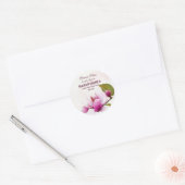 Sticker Rond Magnolia (Enveloppe)