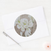 Sticker Rond Magnolia blossom (Enveloppe)