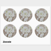 Sticker Rond Magnolia blossom (Feuille)