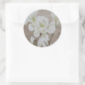 Sticker Rond Magnolia blossom (Sac)