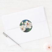 Sticker Rond Magnolias du Sud (Enveloppe)
