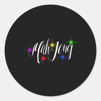 Sticker Rond Mah Jong Mahjong