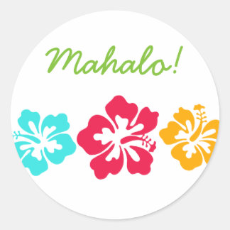 Sticker Rond Mahalo