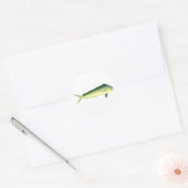 Sticker Rond Mahi Mahi - Dolphin Fish Art (Enveloppe)