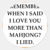 STICKER ROND MAHJONG (Devant)