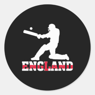 Sticker Rond Maillot de fan de cricket d'Angleterre 2025 Cricke