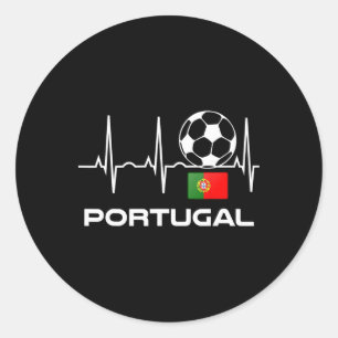 Sticker Rond Maillot de foot du Portugal