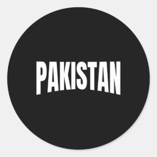 Sticker Rond Maillot de supporter de l'équipe Pakistan Coupe du