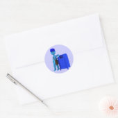 Sticker Rond Mailman (Enveloppe)