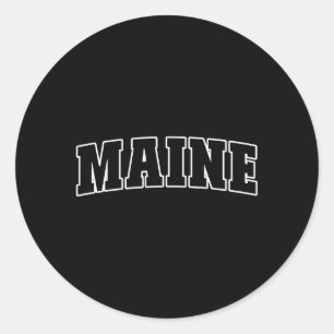 Sticker Rond Maine