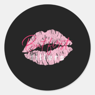 Sticker Rond Mais Les premiers remplissages Vintages Injections