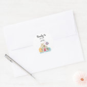 Sticker Rond Maison de biscuits de Noël - Prêt à pop (Enveloppe)