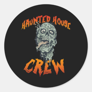 Sticker Rond Maison de l'équipage - Halloween