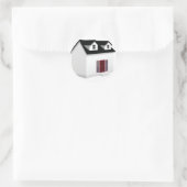Sticker Rond Maison (Little Home) (Sac)