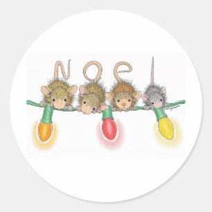 Sticker Rond Maison-Souris Designs®
