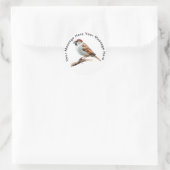 Sticker Rond Maison Sparrow (Sac)