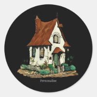 Maison vintage Cottage Fairy Witchy Black Whimsica