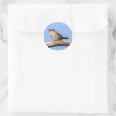 Sticker Rond Maison Wren (Sac)