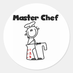 Sticker Rond Maître Chef
