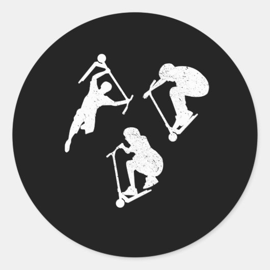 Sticker Rond Maître de Scooter (Devant)