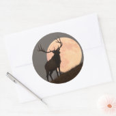 Sticker Rond Majestic Bull (Enveloppe)