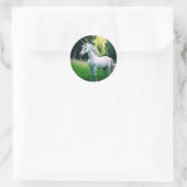 Sticker Rond Majestic Unicorn (Sac)