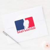 Sticker Rond Major League Army Brother (Enveloppe)