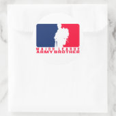 Sticker Rond Major League Army Brother (Sac)