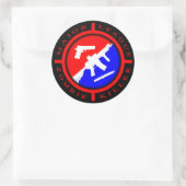 Sticker Rond Major League Zombie Killer - armes (Sac)