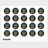 Sticker Rond Majorette Senior 2027 (Feuille)