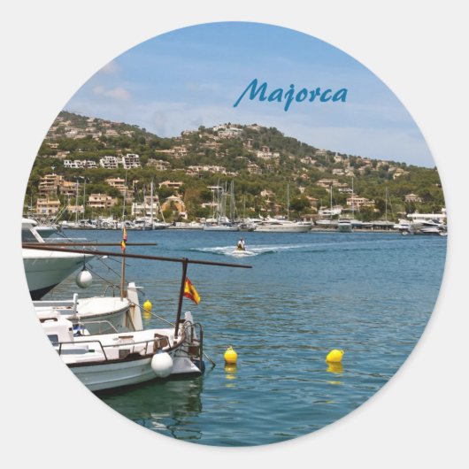 Sticker Rond Majorque (Devant)