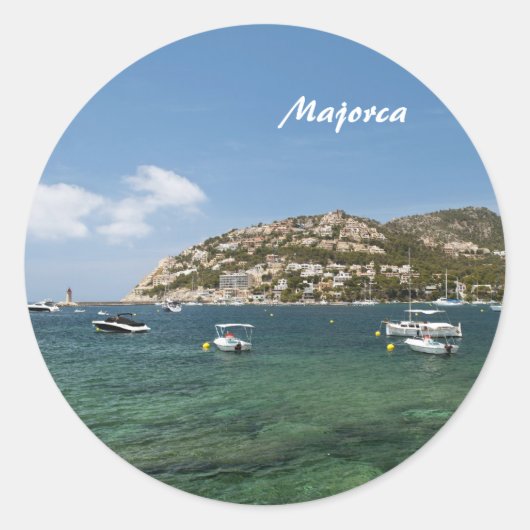 Sticker Rond Majorque (Devant)
